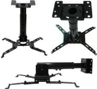 Bytecc PM-40 Projector Ceiling Mount, 360º swirling and 90º tilting angle for Universal mounting purpose, Adjustable length from 23cm extended up to 40cm, 4 adjustable & extendable mounting arms for various projectors, Cable-Thru tubes for better wiring managment, Maximum overall projector weight Up to 15 kg, UPC 837281106493 (BYTECCPM40 BYTECC-PM40 PM40 PM 40) 