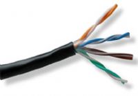 Belden 1583A 0101000 Model 1583A Multi-Conductor, UTP Category 5e Nonbonded-Pair Cable, Black Color; CAT5e (200MHz); 4-Pair; U/UTP-Unshielded; Riser-CMR; Premise Horizontal Cable; 24 AWG Solid Bare Copper Conductors; Polyolefin Insulation; Ripcord; PVC Jacket; Dimensions 1000 feet (length), Weight 18 lbs; Shipping Weight 20 lbs; UPC BELDEN1583A0101000 (BELDEN-1583A-0101000 BELDEN-1583A0101000 1583A-0101000 1583A0101000) 