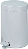 Brabantia 109348 Pedal Bin, 0.8 Gallon - 3 Liter, White finish, Solid metal lid - odour-proof and silent, Strong plastic inner bucket - removable and easy to clean, Robust pedal mechanism and high quality materials - corrosion resistant, Non-skid base - pedal bin stands stable, even on wet or polished floors  (109348 10 93 48 10-93-48 BRABANTIA109348 BRABANTIA-109348 BRABANTIA 109348) 