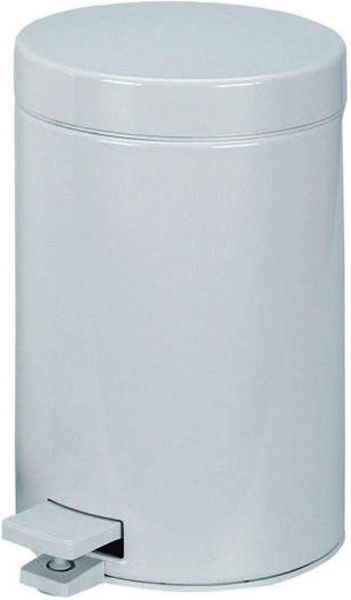 Brabantia 109348 Pedal Bin, 0.8 Gallon - 3 Liter, White finish, Solid metal lid - odour-proof and silent, Strong plastic inner bucket - removable and easy to clean, Robust pedal mechanism and high quality materials - corrosion resistant, Non-skid base - pedal bin stands stable, even on wet or polished floors  (109348 10 93 48 10-93-48 BRABANTIA109348 BRABANTIA-109348 BRABANTIA 109348)