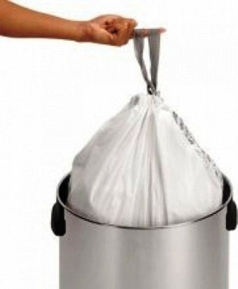 Brabantia 419805 Compostable Bin Liners, Compostable Bin Liners Q  -18 litre, Roll of 10 bags pcs, Ideal for biowaste, Heat resistant to 50C/122 F, Perfect fit for the Brabantia Built-in Separator  easy to change, Do not use the bin liner for longer than 10 days (419805 BRABANTIA419805 BRABANTIA 419805 BRABANTIA-419805)