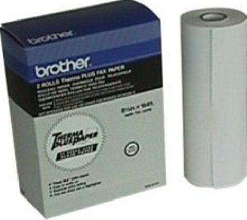 Brother 6895 model THERMAPLUS, Fax paper - thermal paper, Thermal paper Media Type, Roll - 8.5 in x 164 ft Media Sizes, 2 rolls Included Qty, For use with 2100M, 2200M Brother InstaFax, 615, 625, 635, 675, 700, 710M, 715M, 720M, 725M, 800M, 810MC, 820MC, 825MC and 875MC IntelliFax and 670, 695 and 890MC MFC (68-95 68 95 6895 BROTHER6895 BROTHER-6895 BROTHER 6895)