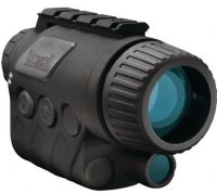 Bushnell 260440 Equinox Digital Night Vision Monocular, 4x Magnification, 5.7° / 30' at 100 yd / 10 m at 100 m Angle/Field of View, 40 mm Objective Lens System, 738' / 225 m Maximum Viewing Range, 12 mm Eye Relief, Wide/Narrow Infrared Illuminator, Compact and Lightweight Monocular, Integrated Accessory Rails, Durable Rubber Housing, IPX4 Water-Resistant, Analog Video Out Capable, UPC 029757269423 (260440 260-440 260 440 26-0440 26 0440) 