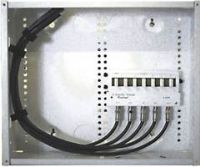 Channel Vision C-0011 110-Punch Down Connectors, Structured Wiring Package with 12" Panel; Basic service module with 4-way RF splitter and 6-way telephone distribution; Panel is UL approved with study 16 gauge steel construction, UPC 690240014037 (C 0011 C0011) 