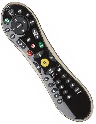 TiVo C00210 Glo Premium Remote, Gloss Black Finish with Chrome Rim, Backlit keys, Programmable to control power, input, volume, and mute on your TV and A/V receiver using built-in database of commands, or learn these commands directly from your TV's and receiver's remote controls (C-00210 C00-210 C00 210 C00210 TIVC00210 TIV-C00210)