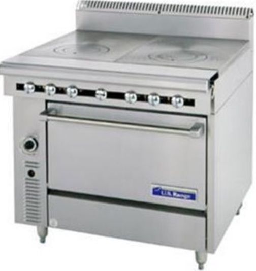 Garland C0836-11M Cuisine Series Heavy Duty Range, 40,000 BTU oven burner, Fully insulated oven interior, 1-1/4