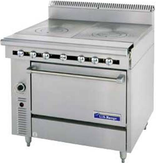 Garland C0836-11RM Cuisine Series Heavy Duty Range, 40,000 BTU oven burner, Fully insulated oven interior, 1-1/4