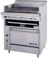 Garland C0836-24A Cuisine Series Heavy Duty Range, Automatic lighting, Cast iron radiants, 100% safety oven pilot, Three bar grate design, 1.25" NPT gas manifold, 40,000 BTU oven burner, Fully insulated oven interior, Chrome steel adjustable legs, Individual burner controls every 6" - 152mm, Stainless steel front and sides and back stub, Can be connected individually or in a battery, Reversible grates - one side with grease trough (C0836-24A C0836 24A C083624A) 