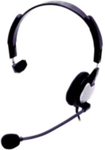 Andrea Electronics C1-1024300-1 Model ANC-700 Computer Monaural Headset, Andrea Active Noise Cancellation Microphone Technology, Pro-Flex Microphone Boom, Microphone ON/MUTE Switch, High Quality Earphone with Large Comfortable Earcushion, Pre-Equalized CD Quality Sound, Stainless Steel Adjustable Headband (C110243001 C11024300-1 C1-10243001 ANC700 ANC 700 AN-C700)