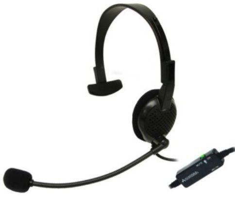 Andrea Electronics C1-1024300-2 model ANC-700 Monaural Analog PC Headset with Microphone; Monaural Analog PC headset with Andrea Patented Active Noise Cancellation Microphone Technology. Pro-Flex Microphone Boom. High Quality 40 mm speaker earphone with large comfortable ear cushion, Replaced C1-1024300-1 C11024300,  UPC 752921041067 (C110243002 C1-1024300-2 C1 1024300 2 ANC700 ANC-700 ANC 700)