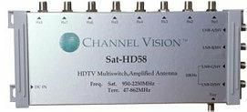 Channel Vision C-1158 High Definition 5x8 Amplified Multiswitch (C1158 C 1158 C-1158)