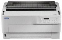 Epson C11C605001 Dot Dfx-9000 Dotpr 9Pin, Serial impact dot matrix Print Method; 136 characters @ 10 cpi Characters per Line; High Speed Draft 1550 cps (10 cpi); Draft 1320 cps (10 cpi); Near Letter Quality 330 cps (10 cpi) Print Speed; Continuous forms 3 - 16.5" wide Width; Continuous forms 3 - 17" Length, UPC 010343853614 (C11-C605001 C11C 605001) 