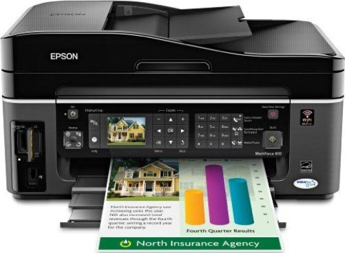 Epson C11CA50201 Workforce 610 All-in-One Printer, 2.5
