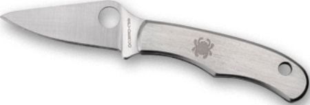 Spyderco C133P Bug Stainless Steel Plainedge Knife, 2.9