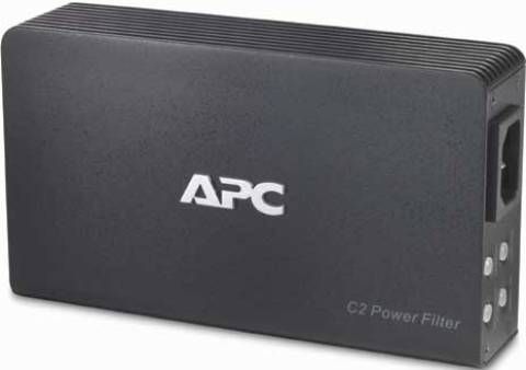APC American Power Conversion C2 Two-Outlet C-Type A/V Wall Mount Power Filter, Home theater system Load Rating, AC 120 V Input Voltage, 40 - 70 Hz Frequency Required, 1 x power NEMA 5-15 Input Connectors, 2 x power NEMA 5-15 Output Connectors, 15 A Max Electric Current, Standard Surge Suppression, 1890 Joules Surge Energy Rating, UPC 731304248842 (C 2 C-2 APC-C2 APCC2)