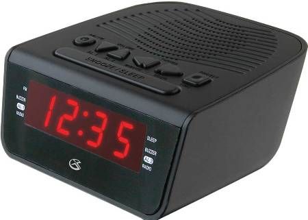 GPX C224B Dual Alarm Clock Radio (PLL), 0.6