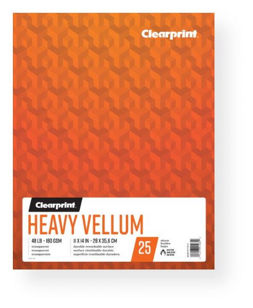 Clearprint C26321511311 Durable Surface Heavy Vellum 11