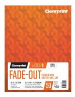 Clearprint C26321640911 Series 1000H, 8 Fade Out Vellum, 9" x 12” With 25 Sheets; Fade out retains all the qualities of the traditional 1000H cotton vellum, while featuring non repro blue grids in a wide range of gradations; Patter of 8" x 8" grid; Lines will not reproduce when used with traditional graphic arts cameras or copiers; Dimensions 8.5" x 11"; Weight 0.73 Lbs; UPC 720362353247 (CLEARPRINT C26321640911 CLEARPRINT C26321640911 CLEAR-PRINT- C26321640911) 