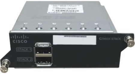 Cisco C2960X-STACK= Spare FlexStack-Plus Hot-swappable Stacking Module Fits with Cisco Catalyst 2960-X and 2960-XR Series LAN Base switches, UPC 882658613708 (C2960XSTACK= C2960X-STACK C2960XSTACK)