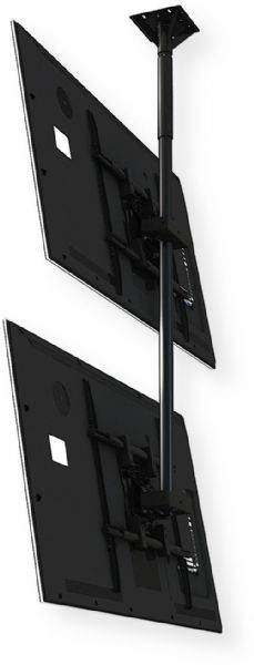Crimson C2K65 Dual Screen Ceiling Mounted Monitor System with Universal Mounting Interface, 37