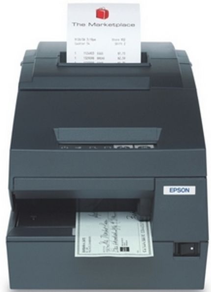 Epson C31C625462 model TM-H6000III Thermal line / dot-matrix printer, MICR reader, endorser Built-in Devices, Wired Connectivity Technology, USB Interface, 42, 45, 56, 60 Columns, Two-color thermal printing, Plain paper, thermal paper, receipt paper Media Type, 3.3 in Roll Maximum Outer Diameter, 1 x USB Connections, Power adapter - external Power Device, AC 120/230 Voltage Required, Dark Gray Color (C31C-625462 C31C 625462 TMH6000III TM H6000III)