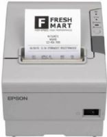 Epson C31CA85014 Model TM-T88V Receipt POS Thermal Printer, Cool White, Fast and versatile printing up to 300mm/second, Same fast print speed for both text and graphics, Industry-first true grayscale printing of graphics, Best-in-class reliability with a MCBF of 70 million lines, Dual interfaces standard including + serial RS-232C, Replacement C31C636014 C31C-636014 TMT88IV TM T88IV (C31-CA85014 C31 CA85014 TMT88V TM T88V) 