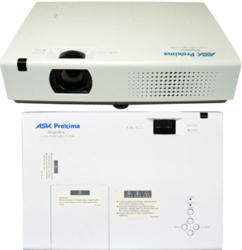 ASK Proxima C3327W-A Business Education Series LCD Portable Projector, White, 3200 ANSI lumens, Widescreen WXGA 1280 x 800 resolution, Aspect Ratio 16:10 (std)/4:3 (compt.), Contrast Ratio 4000:1, RS232/LAN Control, Distance/Screen Size (Diagonal) 31.5