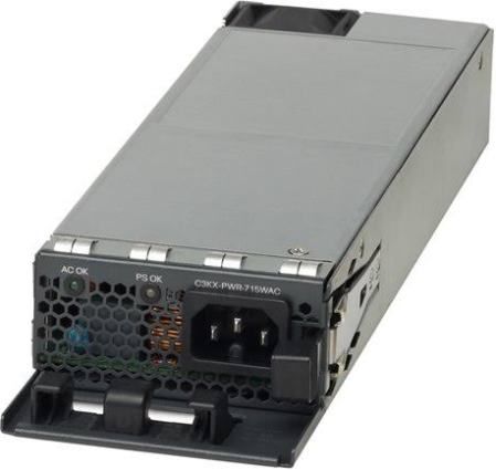 Cisco C3KX-PWR-350WAC= AC Power Supply Fits with Cisco Catalyst 3750-X and 3560-X Series LAN Base Switches, 350 W Maximum output power, 100 to 240 VAC (autoranging) 50 to 60 Hz, 4-2 A Input current, -56 V@6.25 A Output ratings, 1357 Btus per hour, 398 W Total input, 1194 Btus per hour Total output, UPC 882658330346 (C3KXPWR715WAC= C3KX-PWR-715WAC C3KXPWR-715WAC= C3KX-PWR715WAC= C3KXPWR715WAC)