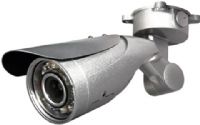 ARM Electronics C420BCVFIR Varifocal Vandal Proof IR Bullet Camera, NTSC Signal System, 1/3" Color Sony CCD Image Sensor, 510 x 492 Number of Pixels, 420 TVL Resolution, Aspherical 2.8-11mm with ICR Lens, 0.1 lux at F1.2 Minimum Illumination, Up to 150' - 45.7 m IR Illumination, More than 48dB Signal-to-Noise Ratio, IP66 Weather Resistance, BNC Video Output, Internal Sync System, 12VDC Power Requirements (C420 BCVFIR C420-BCVFIR C420BCVFIR) 