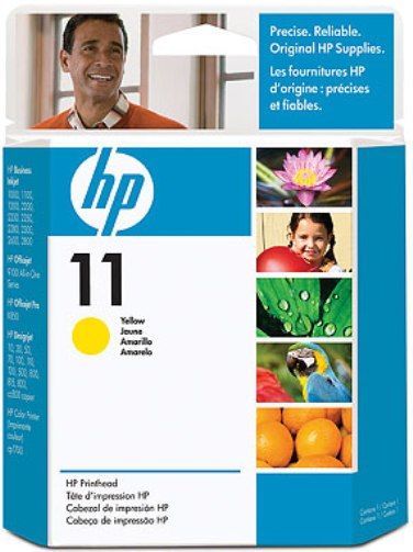 HP Hewlett Packard C4813A HP 11 Yellow Printhead, Works as a modular system with HP 10 black ink cartridges and HP 11 or HP 82 color ink cartridges, Built-in smart chip for outstanding print quality without guesswork, Wide printhead with more nozzles for extra-fast printing, New Genuine Original OEM HP Hewlett Packard, UPC 088698857243 (C48-13A C48 13A C4813 HP11 HP-11)