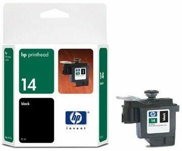 HP Hewlett Packard C4920A Black Printhead 14, Always look sharp with fast-drying, smear-resistant black and color print quality on all media, Save money and the worry with a 