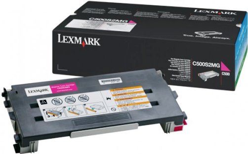 Lexmark C500S2MG Magenta Toner Cartridge, Works with Lexmark C500n X500n and X502n Printers, Up to 1500 standard pages in accordance with ISO/IEC 19798, New Genuine Original OEM Lexmark Brand (C500-S2MG C500S-2MG C500 S2MG C500S 2MG)