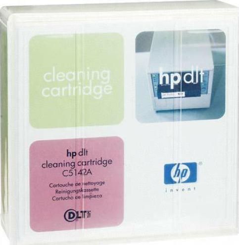 HP Hewlett Packard C5142A DLT Cleaning Cartridge, DLT Tape Technology, 1204 ft Cleaning Tape Length, Linear Serpentine Recording Method, 20 Cleaning Durability, For use with Any hp or other DLT drive (C5142A C-5142A C 5142A C51-42A C51 42A )