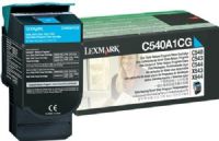 Lexmark C540A1CG Cyan Return Program Toner Cartridge, Works with Lexmark C540n C543dn C544dn C544dtn C544dw C544n C546dtn X543dn X544dn X544dtn X544dw X544n X546dtn X548de and X548dte Printers, Up to 1000 standard pages in accordance with ISO/IEC 19798, New Genuine Original OEM Lexmark Brand (C540-A1CG C540 A1CG C540A-1CG C540A 1CG) 