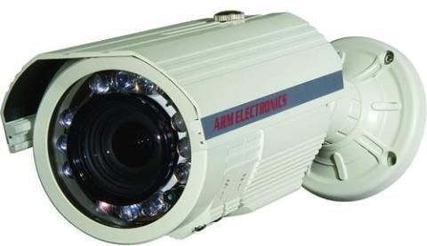 ARM Electronics C540BC2EIR Enhance-IT Infrared Varifocal Bullet Camera, NTSC Signal System, 1/3