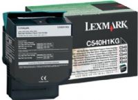 Lexmark C540H1KG Black High Yield Return Program Toner Cartridge For use with Lexmark X544dn, X544dtn, X544n, X543dn, X544dw, X546dtn, X548dte, X548de, C544dn, C544dtn, C544dw, C544n, C543dn, C540n, C546dtn and C540dw Printers, Average cartridge yields 2500 standard pages, New Genuine Original Lexmark OEM Brand, UPC 734646083454 (C540-H1KG C540 H1KG C540H-1KG) 