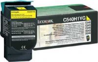 Lexmark C540H1YG Yellow High Yield Return Program Toner Cartridge, Works with Lexmark C540n C543dn C544dn C544dtn C544dw C544n C546dtn X543dn X544dn X544dtn X544dw X544n X546dtn X548de and X548dte Printers, Up to 2000 standard pages in accordance with ISO/IEC 19798, New Genuine Original OEM Lexmark Brand (C540-H1YG C540 H1YG C540HYG C540H 1YG) 