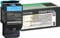 Lexmark C544X1CG Cyan Extra High Yield Return Program Toner Cartridge For use with Lexmark X544dn, X544dtn, X544n, X544dw, C544dn, C544dtn, C544dw and C544n Printers, Up to 4,000 standard pages in accordance with ISO/IEC 19798, New Genuine Original Lexmark OEM Brand, UPC 734646083546 (C544-X1CG C544 X1CG C544X-1CG) 