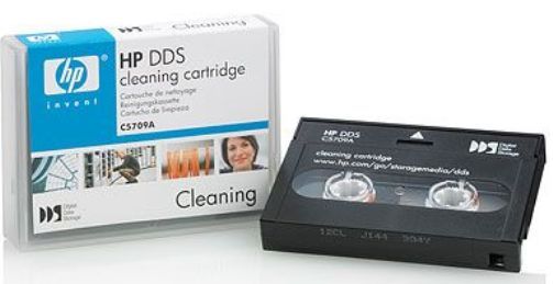 HP Hewlett Packard C5709A Cleaning Cartridge for DDS Tape Drives 1-Pack, 50 Cleanings supports capacities up to 72 GB, Recording Method Helical Scan; Drive Supported DDS Physical Characteristics, System Requirement 4MM Dat Drive, better than DLT VS, AIT or SLR-60 (C57-09A C57 09A C 5709A C-5709A)