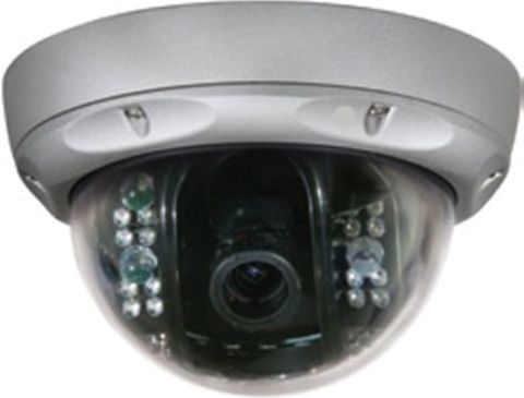 ARM Electronics C620MDVAIVPDNIR Color Varifocal Day/Night Infrared Vandal Dome Camera, NTSC Signal System, 1/3