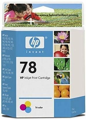 Hewlett Packard HP C6578DN type 78 Tri-Color Inkjet Printhead Cartridge, Page yield 450 pages based on 15% coverage, New Genuine Original OEM HP Brand (C-6578DN, C-6578D, C 6578D, C6578)