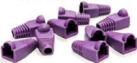 Bytecc C6BOOT-P Cat 6 Boot, Purple, 50 Pieces Pack, Snagless Boots for RJ45, SHIELDED or NON-SHIELDED, UPC 837281102563 (C6BOOTP C6BOOT P) 