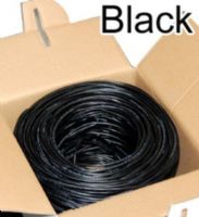 Bytecc C6E-1000BLK Category 6 Bulk Cable, 1000 feet, Black, UTP (Unshielded Twist Pair Cable) Cable, Solid Copper Conductor Wire, Wire Gauge 24 AWG and 4 pairs, Provides hi-speed data transfer to 550Mhz, Colored PVC Outer Jacket, Verified Compliant with EIA/TIA Standard by UL and ETL, UPC 837281102105 (C6E1000BLK C6E-1000-BLK C6E-1000 BLK C6E1000-BLK C6E1000 C6E 1000BLK) 