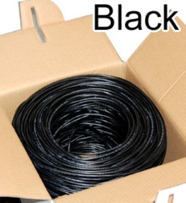 Bytecc C6E-1000BLK Category 6 Bulk Cable, 1000 feet, Black, UTP (Unshielded Twist Pair Cable) Cable, Solid Copper Conductor Wire, Wire Gauge 24 AWG and 4 pairs, Provides hi-speed data transfer to 550Mhz, Colored PVC Outer Jacket, Verified Compliant with EIA/TIA Standard by UL and ETL, UPC 837281102105 (C6E1000BLK C6E-1000-BLK C6E-1000 BLK C6E1000-BLK C6E1000 C6E 1000BLK)