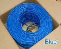 Bytecc C6E-1000BLU Category 6 Bulk Cable, 1000 feet, Blue, UTP (Unshielded Twist Pair Cable) Cable, Solid Copper Conductor Wire, Wire Gauge 24 AWG and 4 pairs, Provides hi-speed data transfer to 550Mhz, Colored PVC Outer Jacket, Verified Compliant with EIA/TIA Standard by UL and ETL, UPC 837281102082 (C6E1000BLU C6E-1000-BLU C6E-1000 BLU C6E1000-BLU C6E1000 C6E 1000BLU) 