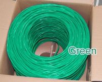Bytecc C6E-1000GRN Category 6 Bulk Cable, 1000 feet, Geen, UTP (Unshielded Twist Pair Cable) Cable, Solid Copper Conductor Wire, Wire Gauge 24 AWG and 4 pairs, Provides hi-speed data transfer to 550Mhz, Colored PVC Outer Jacket, Verified Compliant with EIA/TIA Standard by UL and ETL, UPC 837281102112 (C6E1000GRN C6E-1000-GRN C6E-1000 GRN C6E1000-GRN C6E1000 C6E 1000GRN) 