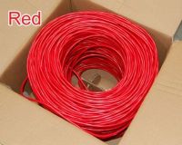 Bytecc C6E-1000RED Category 6 Bulk Cable, 1000 feet, Red, UTP (Unshielded Twist Pair Cable) Cable, Solid Copper Conductor Wire, Wire Gauge 24 AWG and 4 pairs, Provides hi-speed data transfer to 550Mhz, Colored PVC Outer Jacket, Verified Compliant with EIA/TIA Standard by UL and ETL, UPC 837281102143 (C6E1000RED C6E-1000-RED C6E-1000 RED C6E1000-RED C6E1000 C6E 1000RED) 