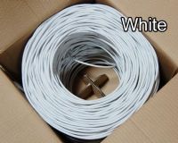 Bytecc C6E-1000WHT Category 6 Bulk Cable, 1000 feet, White, UTP (Unshielded Twist Pair Cable) Cable, Solid Copper Conductor Wire, Wire Gauge 24 AWG and 4 pairs, Provides hi-speed data transfer to 550Mhz, Colored PVC Outer Jacket, Verified Compliant with EIA/TIA Standard by UL and ETL, UPC 837281102099 (C6E1000WHT C6E-1000-WHT C6E-1000 WHT C6E1000-WHT C6E1000 C6E 1000WHT) 
