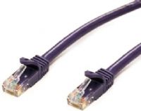 Bytecc C6EB-15P Cat 6 Enhanced 550MHz Patch Cable, 15 ft, TIA/EIA 568B.2, UTP Unshielded Twisted Pair, PVC Jacket, 24 AWG 4 Pairs, Supports Gigabits 10/100/1000, Purple Color, UPC 837281101580 (C6EB 15P C6EB15P C6EB-15P C6 EB C6EB C6-EB) 