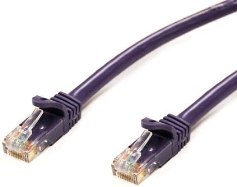 Bytecc C6EB-15P Cat 6 Enhanced 550MHz Patch Cable, 15 ft, TIA/EIA 568B.2, UTP Unshielded Twisted Pair, PVC Jacket, 24 AWG 4 Pairs, Supports Gigabits 10/100/1000, Purple Color, UPC 837281101580 (C6EB 15P C6EB15P C6EB-15P C6 EB C6EB C6-EB)
